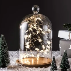Batteriebetriebene 40er Mikro-LED-Sternenlichterkette in Warmweiß