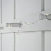 Batteriebetriebene 50er Mikro-LED-Lichterkette mit grünem Draht in Warmweiß für Innen & Außen