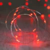 Batteriebetriebene 20er Mikro-LED-Lichterkette in Rot