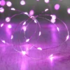 Batteriebetriebene 20er Mikro-LED-Lichterkette in Pink