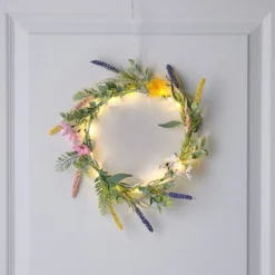Beleuchteter Frühlingskranz 20cm