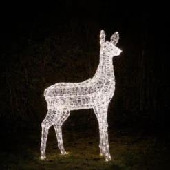 Bicolor LED-Rentier Hirschkuh XL Swinsty