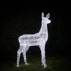 Bicolor LED-Rentier Hirschkuh XL Swinsty