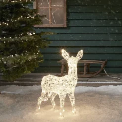 Bicolor LED-Rentier Rehkitz L Swinsty