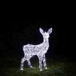 Bicolor LED-Rentier Rehkitz L Swinsty