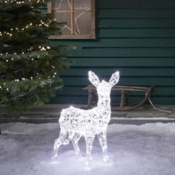 Bicolor LED-Rentier Rehkitz L Swinsty