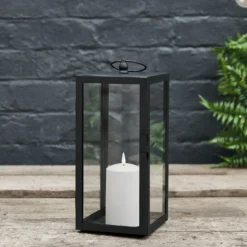 Bowen Gartenlaterne mit TruGlow® Outdoor Kerze