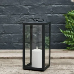 Bowen Gartenlaternen Duo mit TruGlow® Outdoor Kerzen