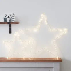 Bundle aus zwei batteriebetriebenen Osby LED-Leuchtsternen