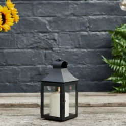 25cm Albury Gartenlaterne mit TruGlow® Outdoor Kerze mit Fernbedienung