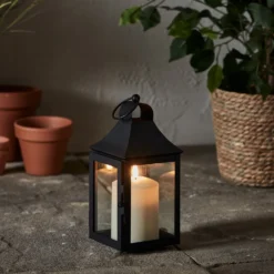 25cm Albury Gartenlaterne mit TruGlow® Outdoor Kerze mit Fernbedienung