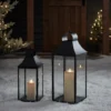 34cm Albury Gartenlaterne mit TruGlow® Outdoor Kerze mit Fernbedienung
