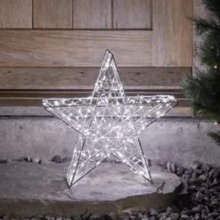 35cm Bicolor LED Stern Weihnachtsdeko außen