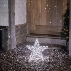 35cm Bicolor LED Stern Weihnachtsdeko außen