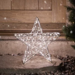 35cm Bicolor LED Stern Weihnachtsdeko außen