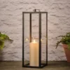 60cm Bowen Gartenlaterne mit TruGlow® Outdoor Kerze mit Fernbedienung