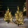 60cm 2er Set LED Stableuchten Nordmanntanne