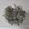 40cm Kranz mit lila Beeren beleuchtet