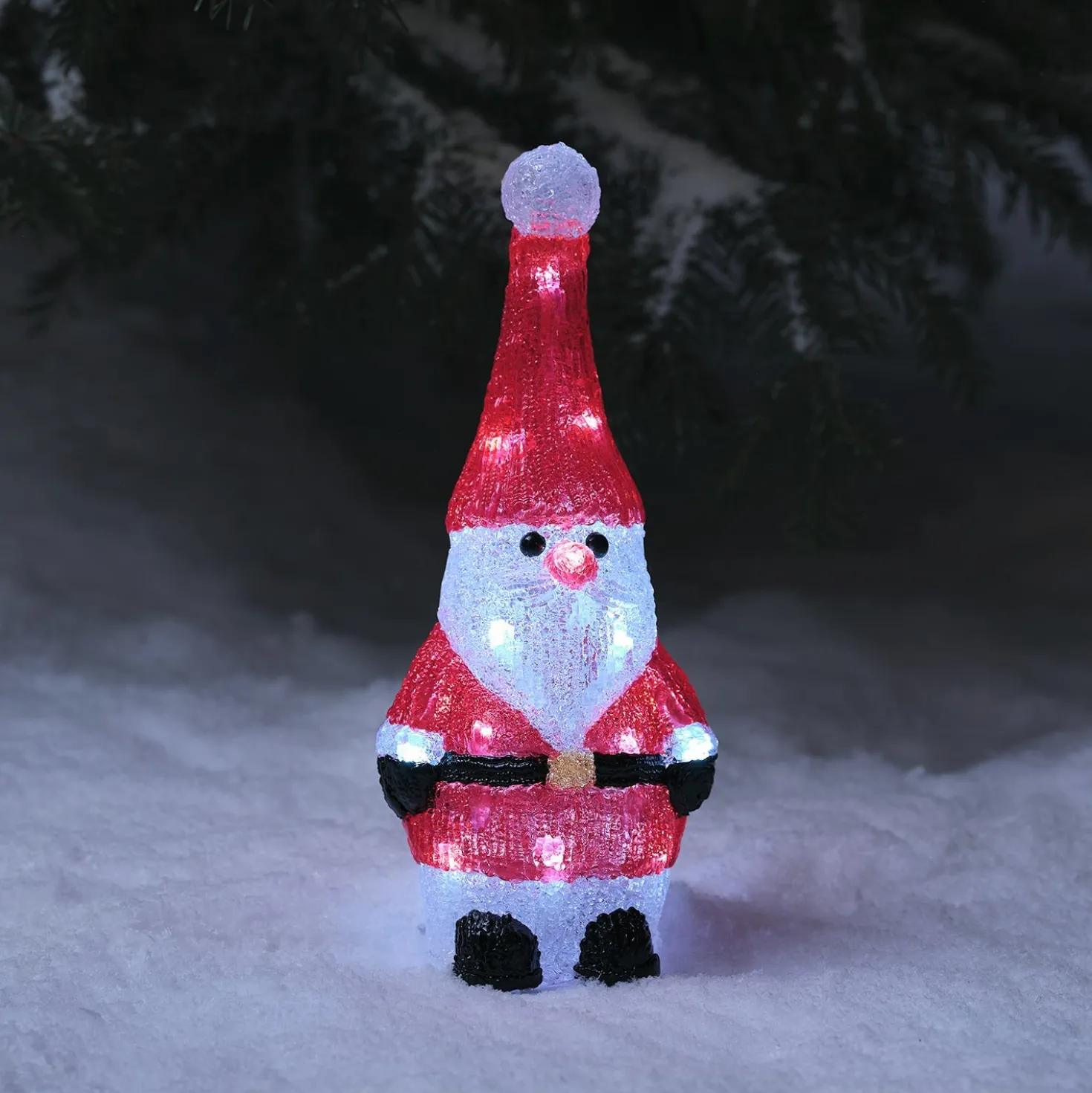 30cm LED Acryl Weihnachtsmann