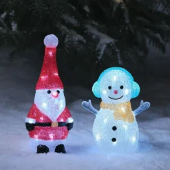 30cm LED Acryl Weihnachtsmann