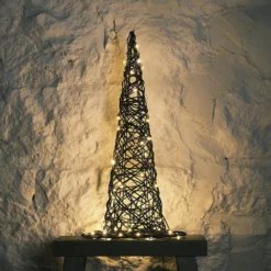 34cm LED Rattan Hexenhut