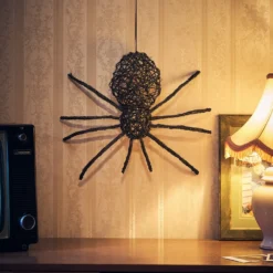 34cm LED Rattan Spinne Ocho