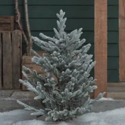 91cm LED Stableuchte verschneiter Weihnachtsbaum