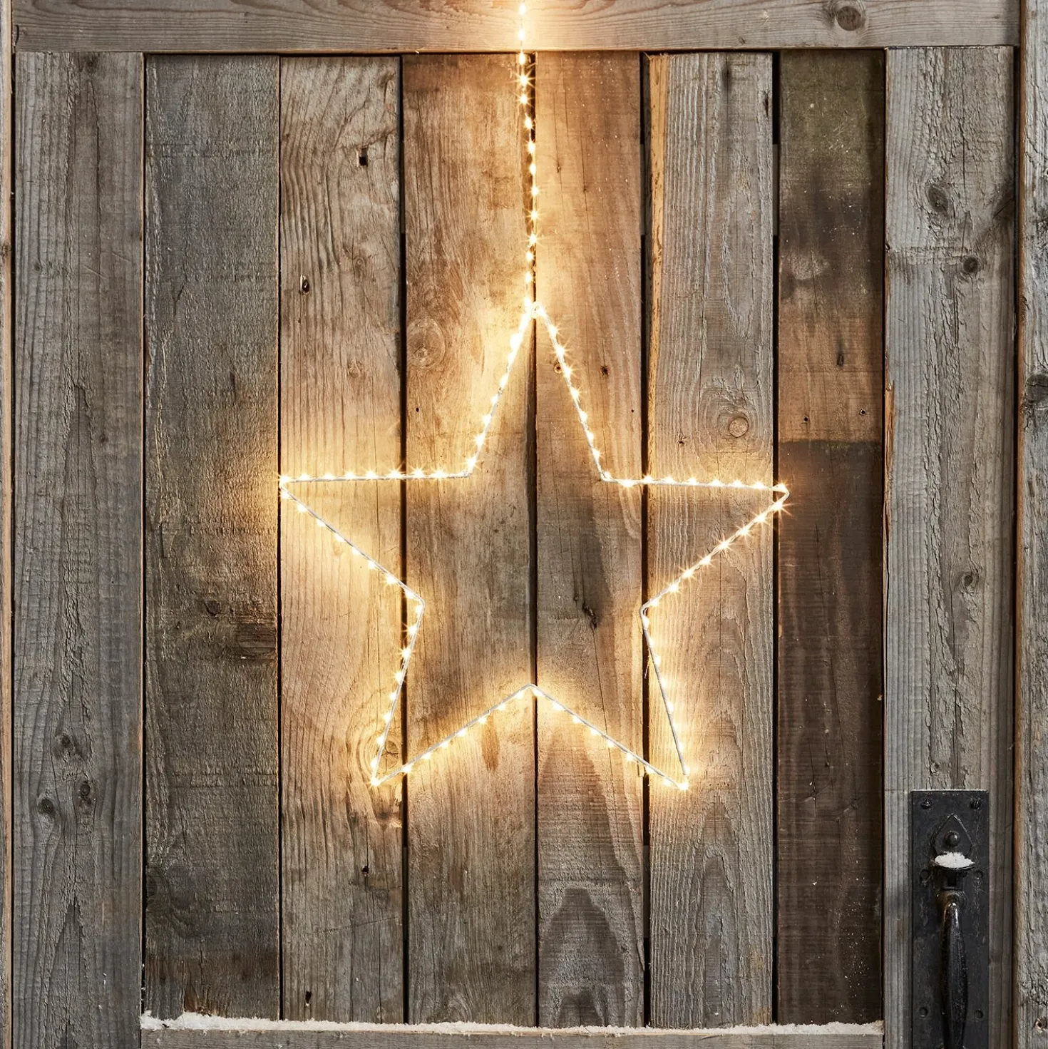 38cm LED Stern Weihnachtsbeleuchtung außen