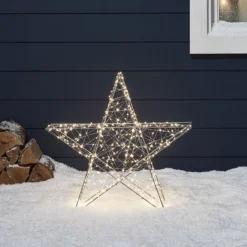 60cm LED Stern Weihnachtsdeko außen