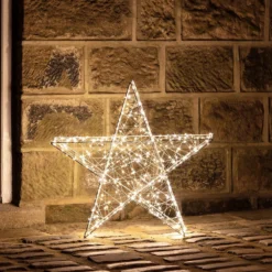 60cm LED Stern Weihnachtsdeko außen