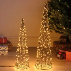 80cm LED-Weihnachtsbaum aus Draht