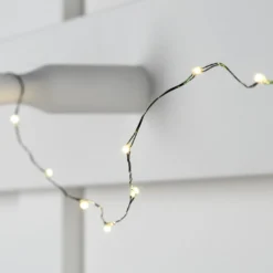 50cm Mistelzweig Weihnachtskranz mit Beleuchtung