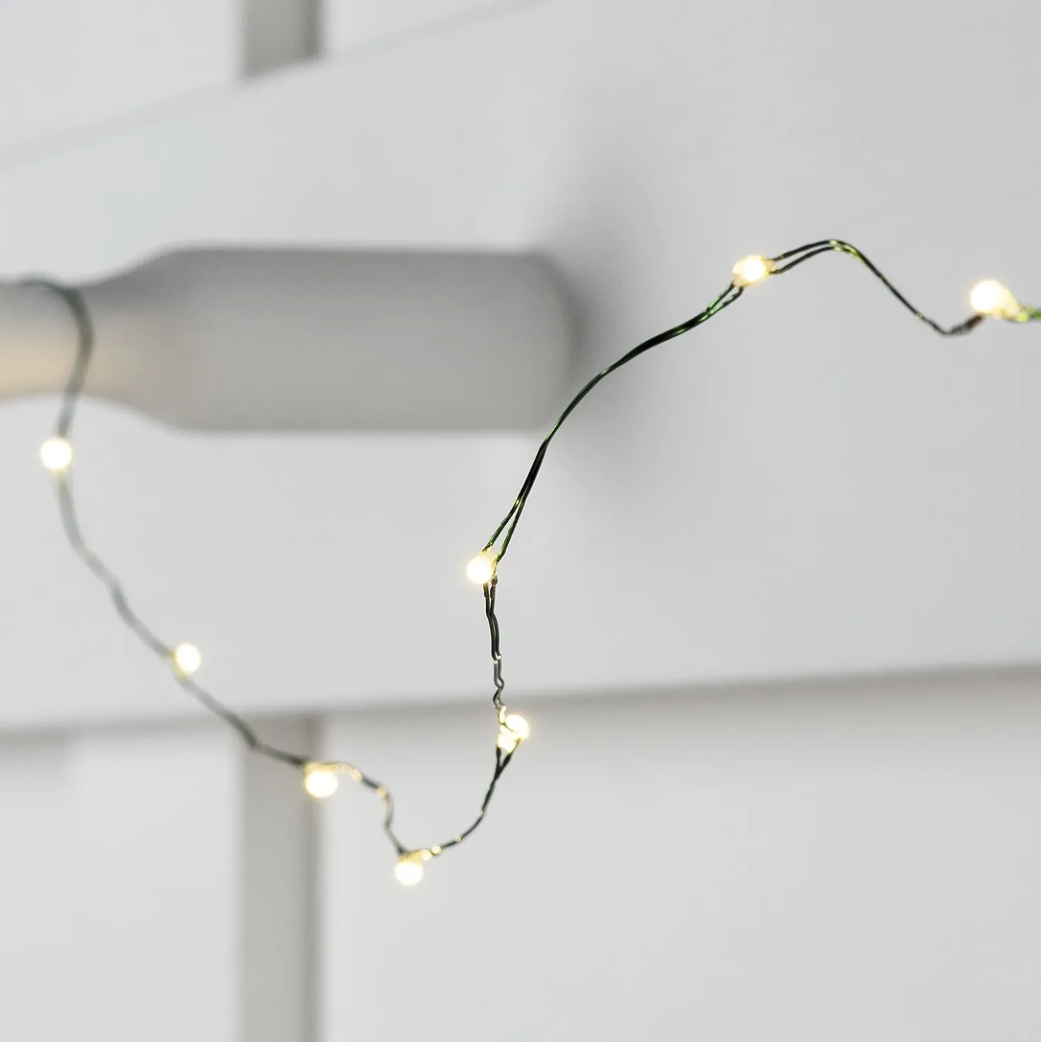 50cm Mistelzweig Weihnachtskranz mit Beleuchtung