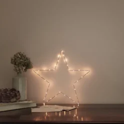 34cm Osby LED Stern rosegold