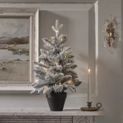 60cm verschneiter LED-Weihnachtsbaum