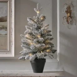 60cm verschneiter LED-Weihnachtsbaum