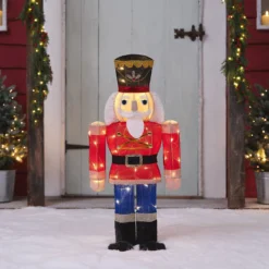 91cm Weihnachtsfigur außen Nussknacker