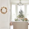 33cm Weihnachtskranz goldene Blätter