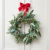50cm Weihnachtskranz mit roter Schleife