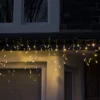 Core Connect 24m 768er LED Eiszapfen Lichterkette warmweiß koppelbar transparentes Kabel