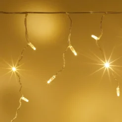 Core Connect 14m 448er LED Eiszapfen Lichterkette warmweiß koppelbar transparentes Kabel