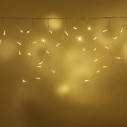 Core Connect 22m 704er LED Eiszapfen Lichterkette warmweiß koppelbar transparentes Kabel