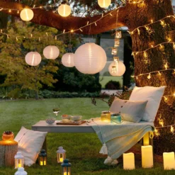 Core Connect 50m 500er LED Lichterkette warmweiß koppelbar transparentes Kabel