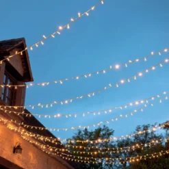 Core Connect 80m 800er LED Lichterkette warmweiß koppelbar transparentes Kabel