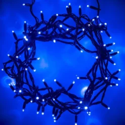 Core Connect 30m 300er LED Lichterkette blau koppelbar grünes Kabel