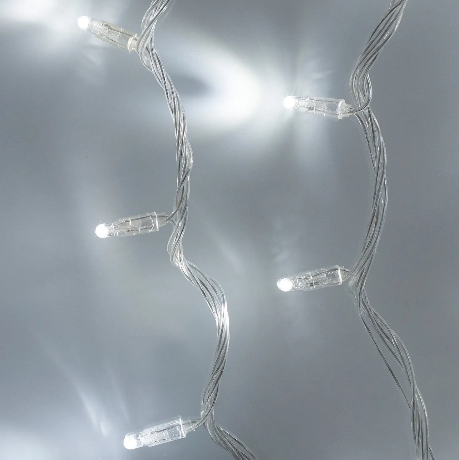 Core Connect 40m 400er LED Lichterkette weiß koppelbar transparentes Kabel