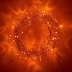 Core Connect 30m 300er LED Lichterkette orange koppelbar transparentes Kabel