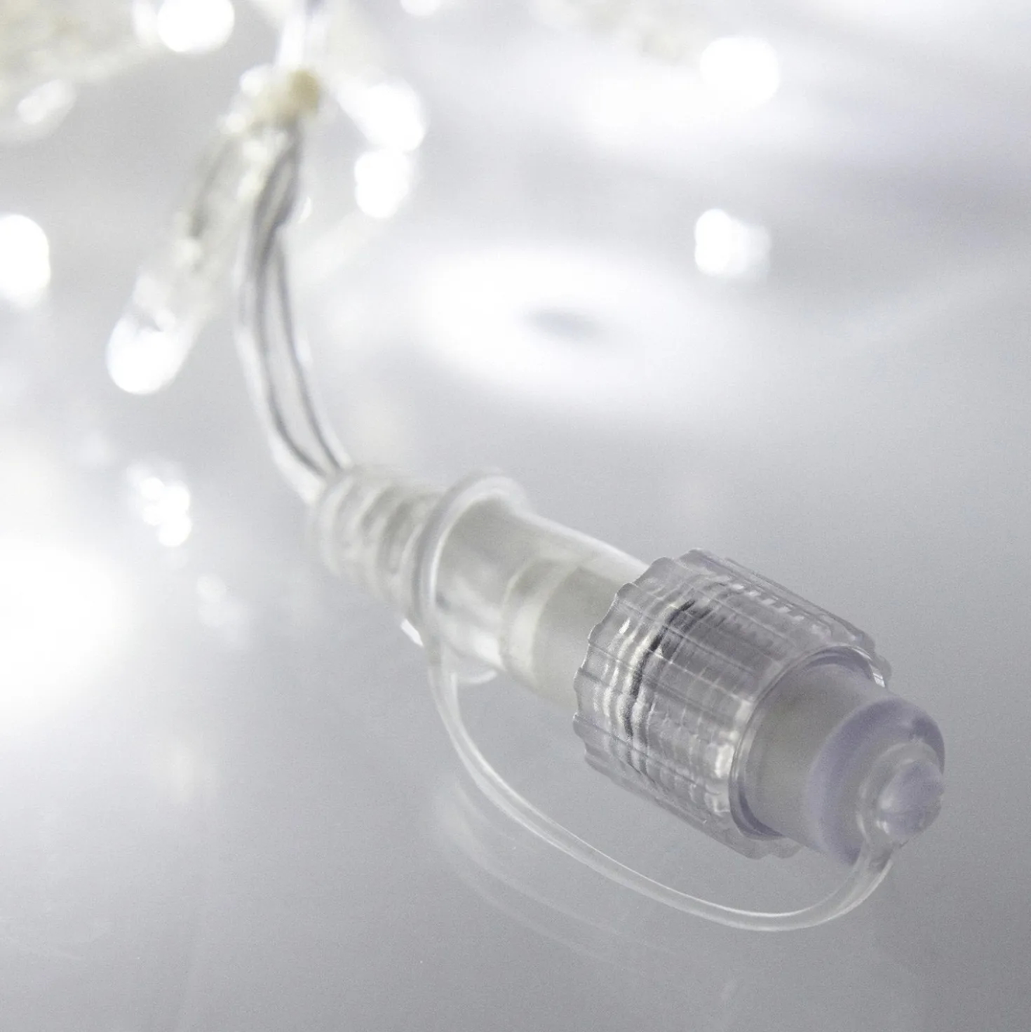 Core Connect 20m 200er LED Lichterkette weiß koppelbar transparentes Kabel