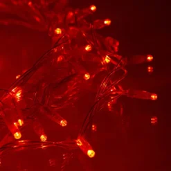 Core Connect 30m 300er LED Lichterkette rot koppelbar transparentes Kabel