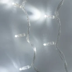 Core Connect 50m 500er LED Lichterkette weiß koppelbar transparentes Kabel